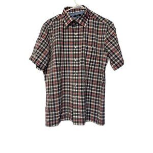 Daks Shirt Vintage 90's Daks London Monogram Button Down Shirt Size 100 XL EUC